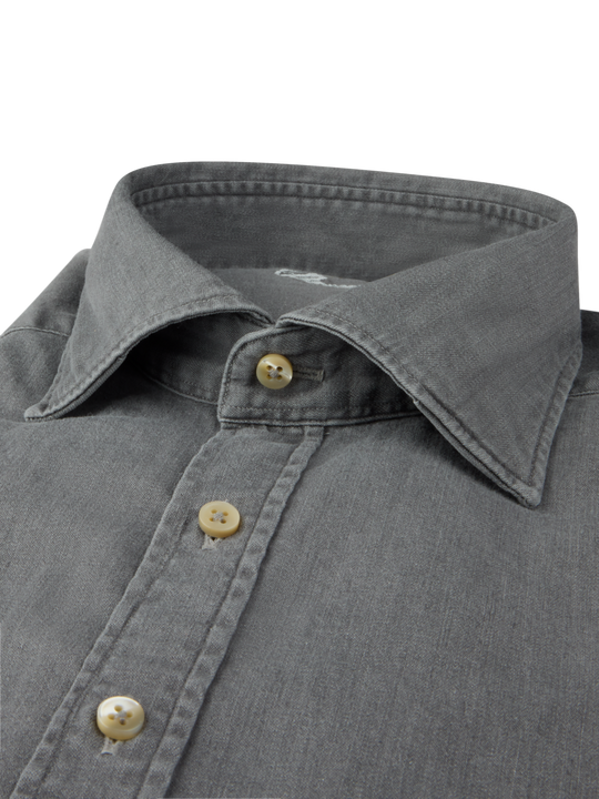 Grey Denim Shirt