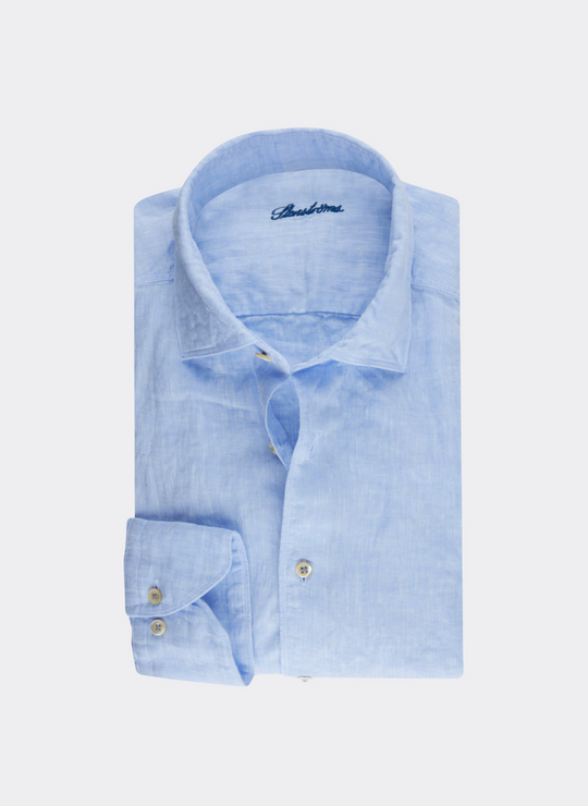 Stenströms Light Blue Linen Shirt