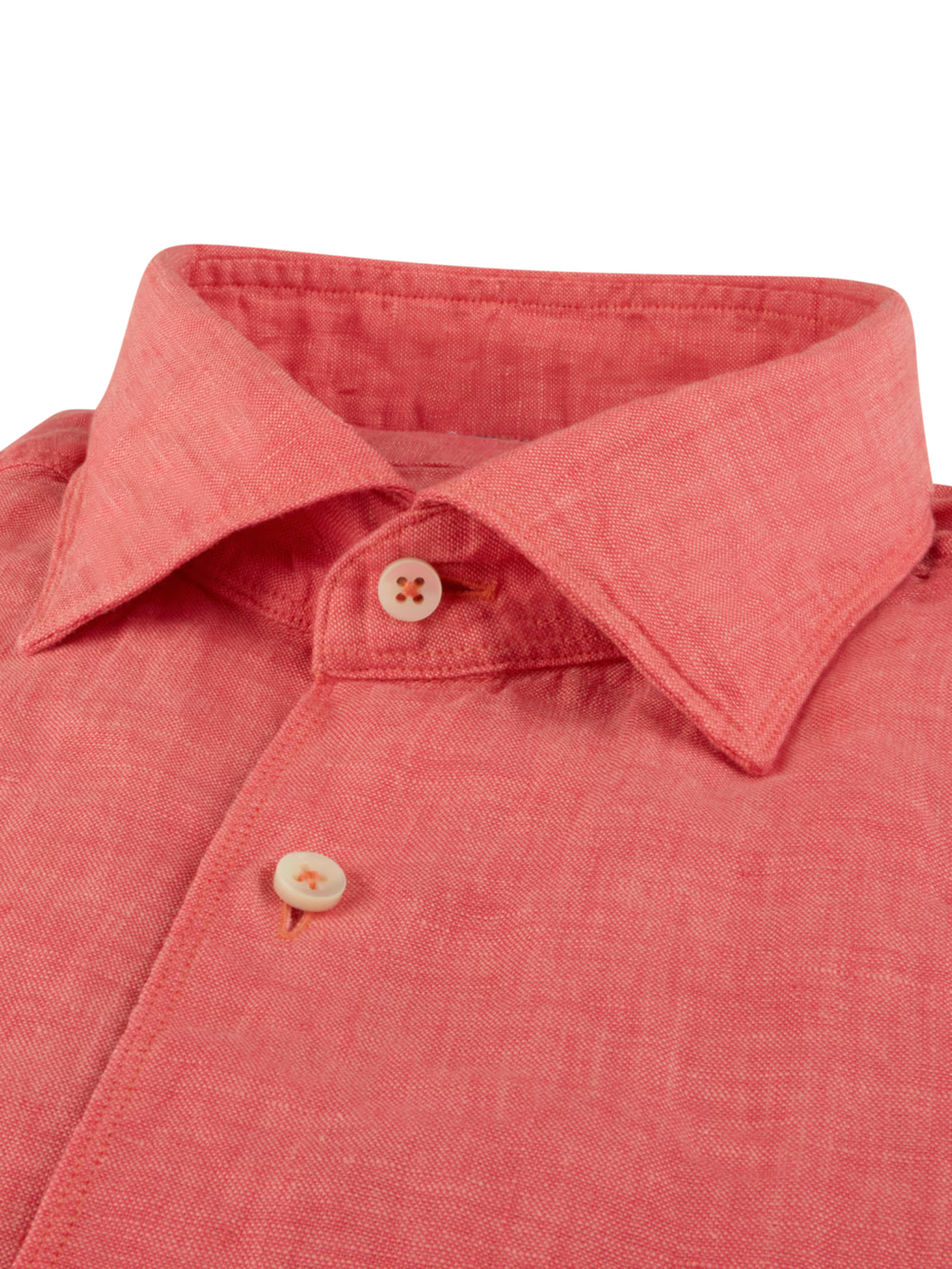 Stenströms Light Red Linen Shirt