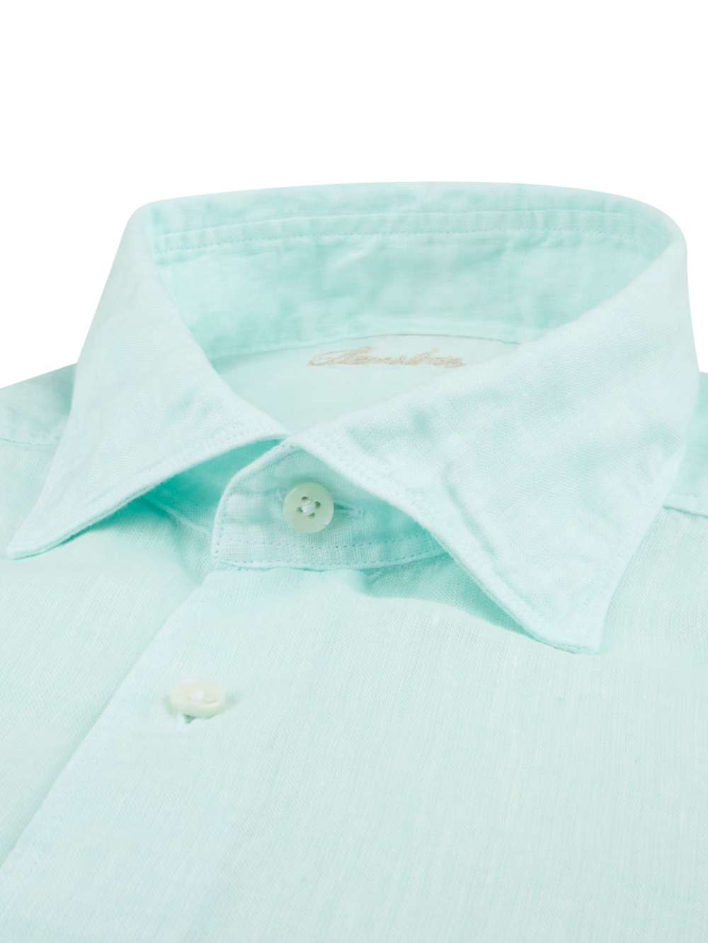 Stenströms Light Aqua Linen Shirt