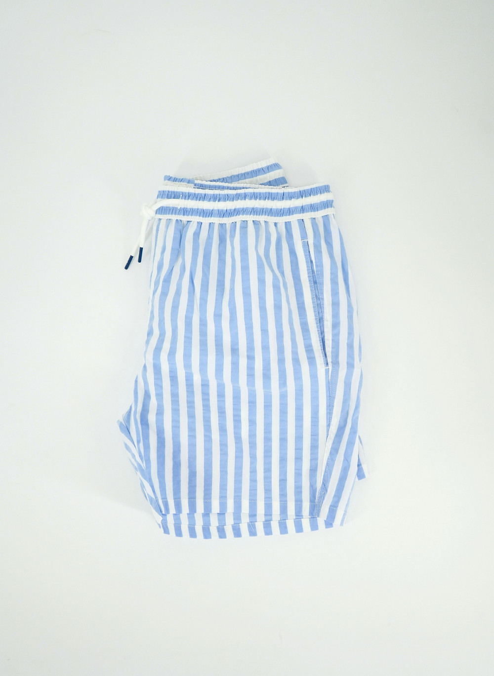 Ibiza Swim Trunk In Light Blue Stripe
