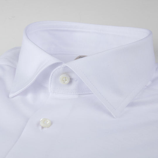 Stenströms Casual Jersey White Shirt