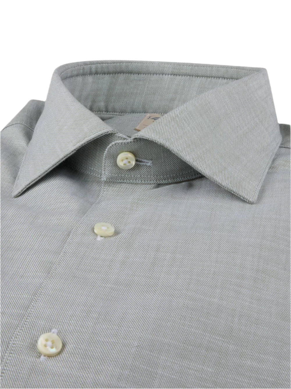 Stenströms Light Green Twill Shirt
