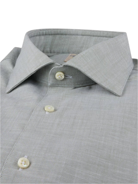 Stenströms Light Green Twill Shirt