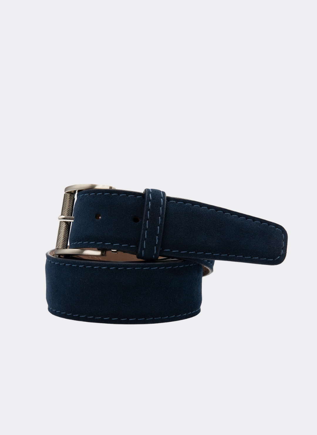Alcantara Belt - Navy w/ Navy Stitch