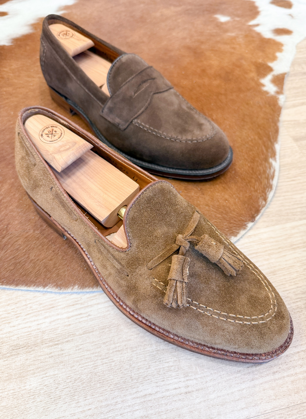 Alden Snuff Suede Tassel Loafer