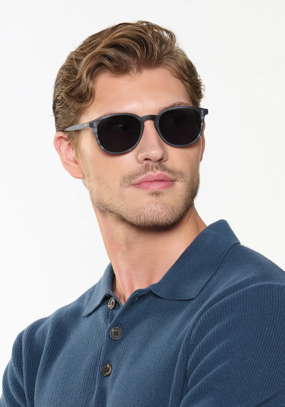 Krewe Alvin Sunglasses In Matte Wake