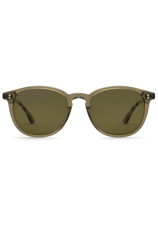 Krewe Alvin Sunglasses In Olive + Iberia Polarized