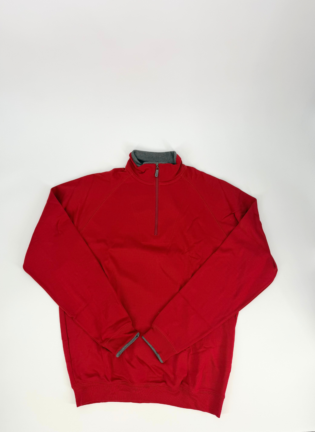 Cotton Q-Zip in Red