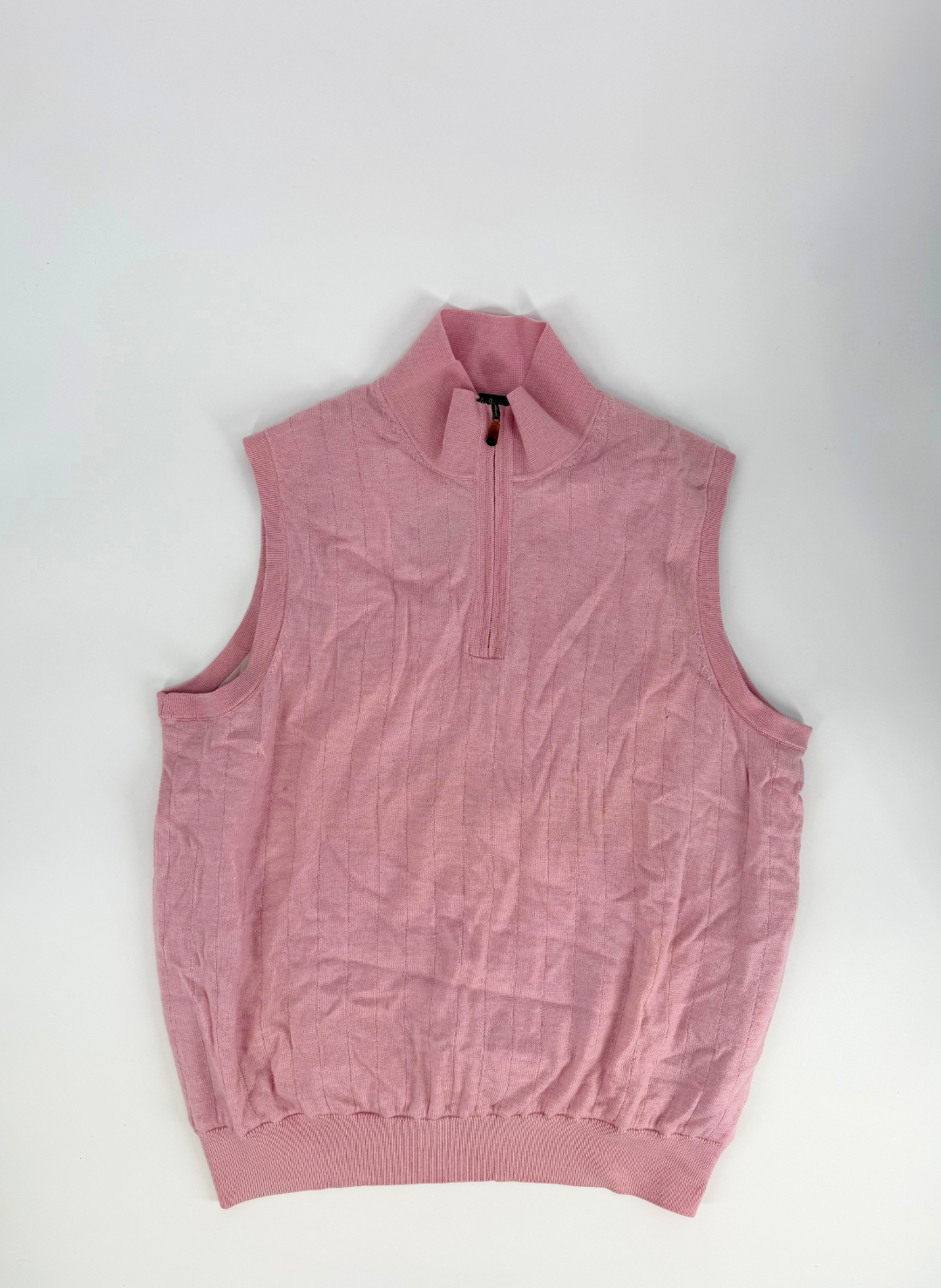 Merino Wool Vest in Pink