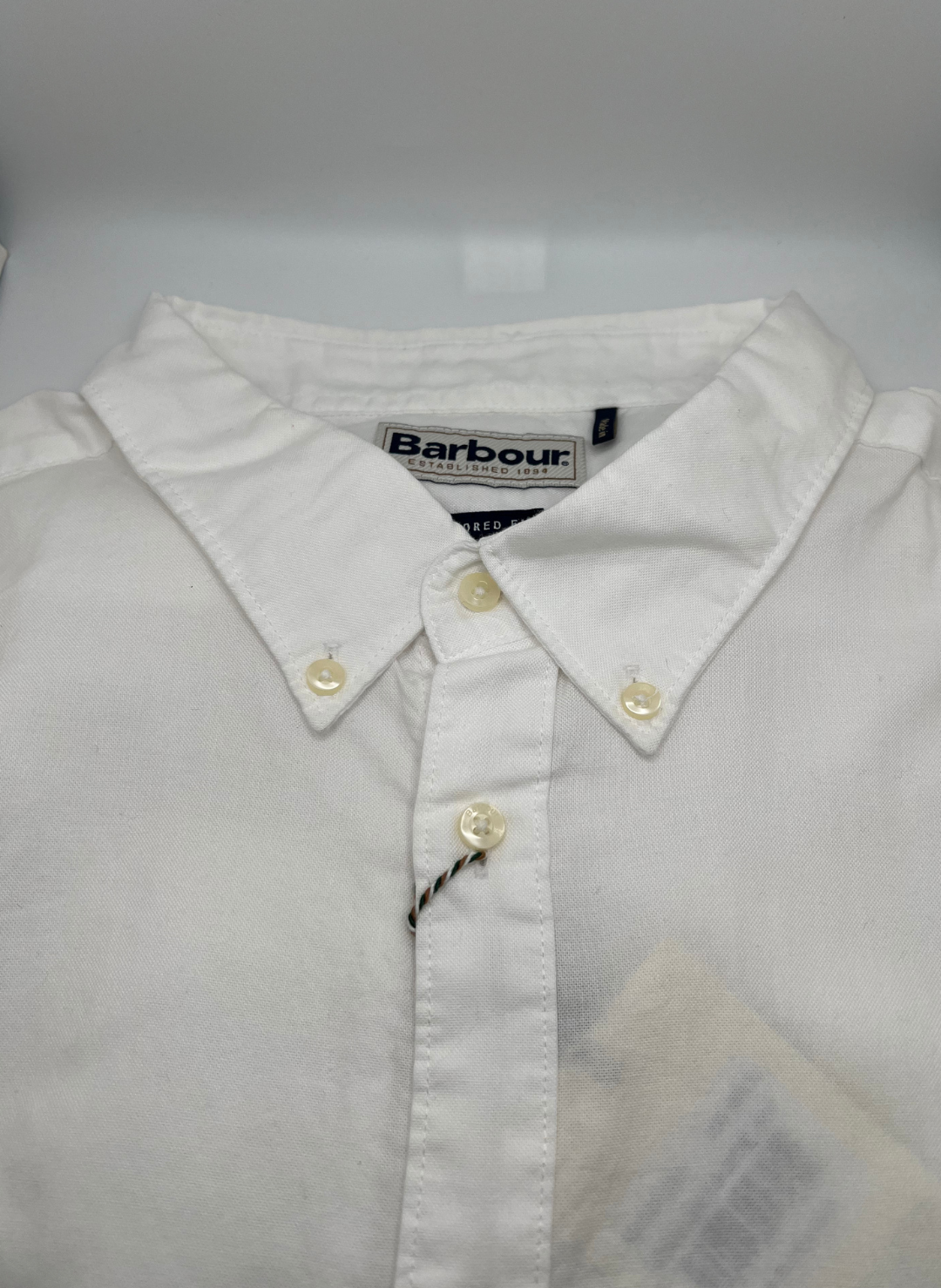 Barbour White Oxford Shirt