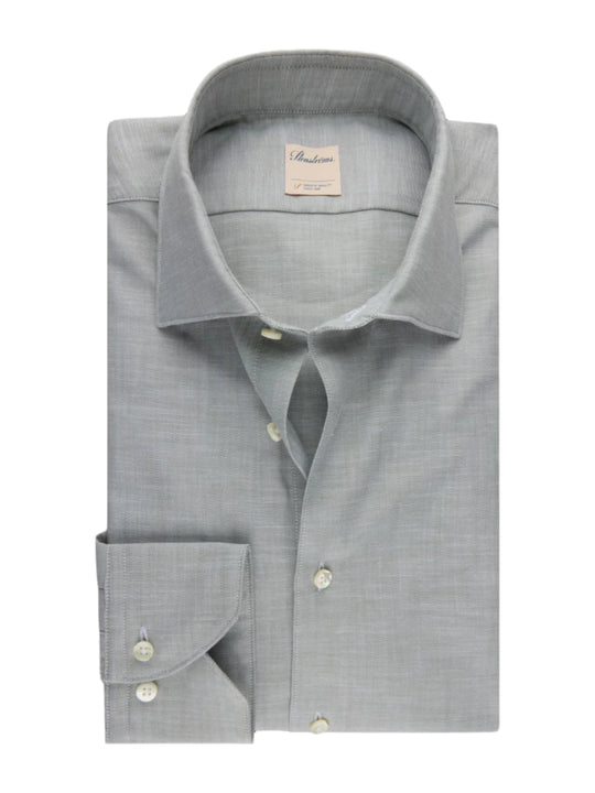 Stenströms Light Green Twill Shirt