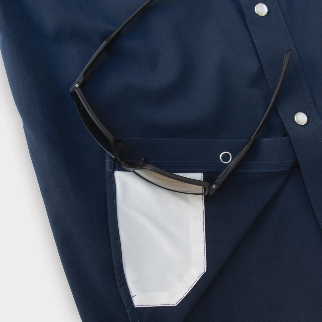 Poncho Del Mar Short Sleeve Western Shirt