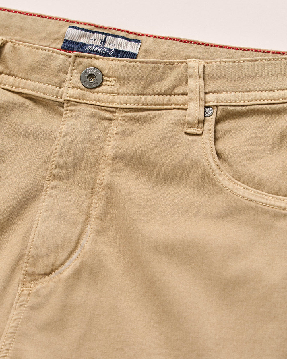 Carmel Sateen 5-Pocket Pant In Khaki