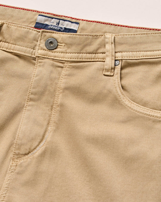 Carmel Sateen 5-Pocket Pant In Khaki