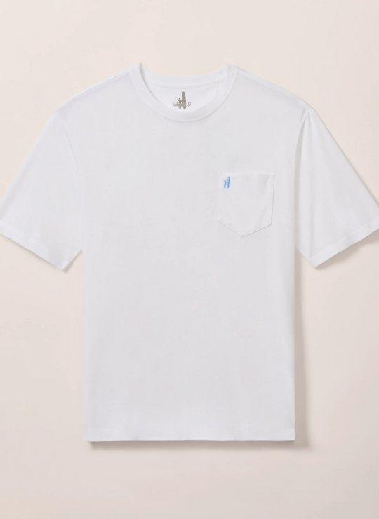 Johnnie-O Dale 2.0 Pocket T-Shirt In White