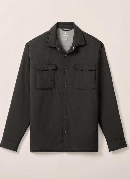 Johnnie-O Denzel Featherweight Shacket In Shell