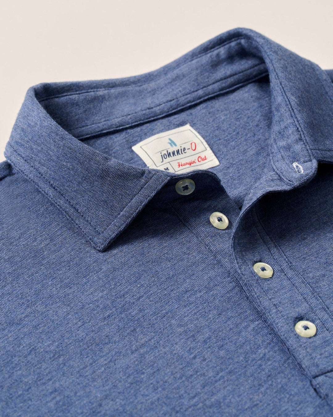 Johnnie-O Heathered Original 4-Button Polo In Oceanside