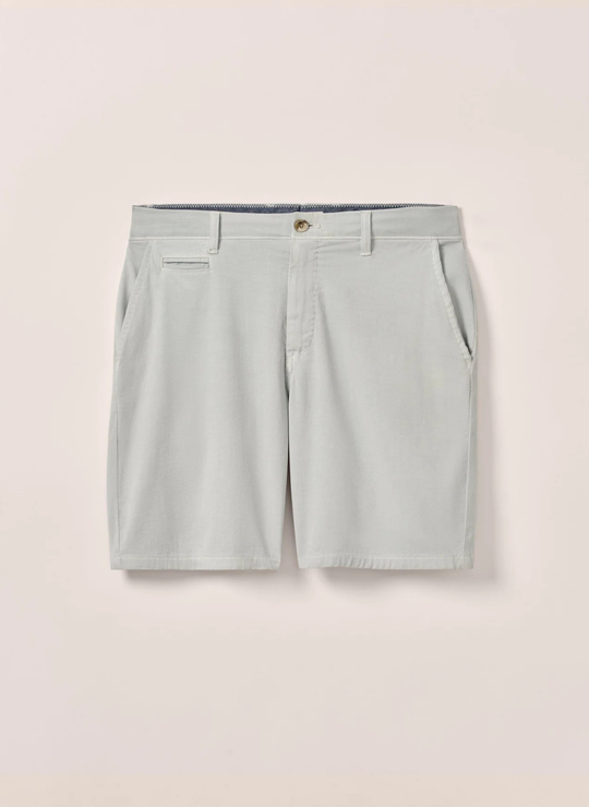 Nassau Cotton Blend Shorts In Chrome