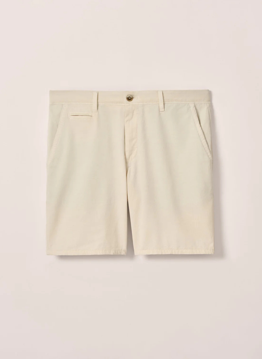 Nassau Cotton Blend Shorts In Stone