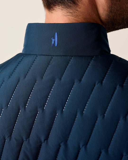 Johnnie-O Belfry Quilted Puffer Vest In Space