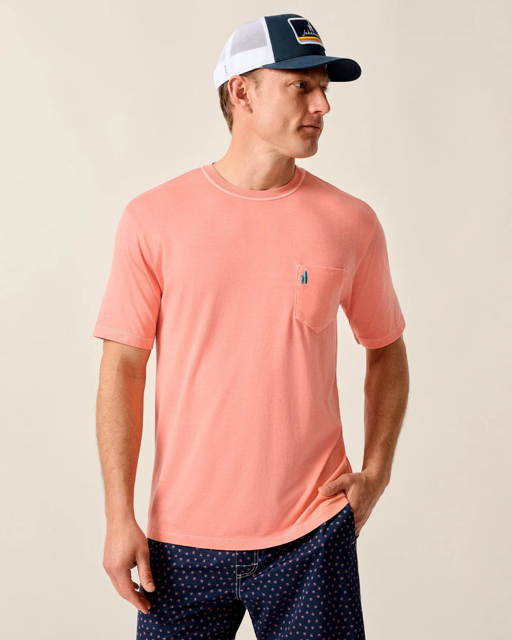 Dale Cotton Blend T-Shirt In Fiesta