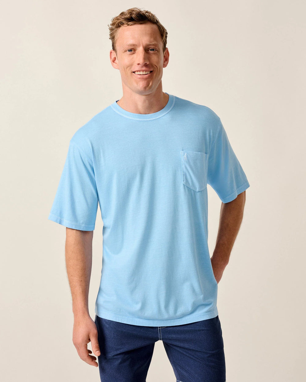 Johnnie-O Dale 2.0 Pocket T-Shirt In Malibu