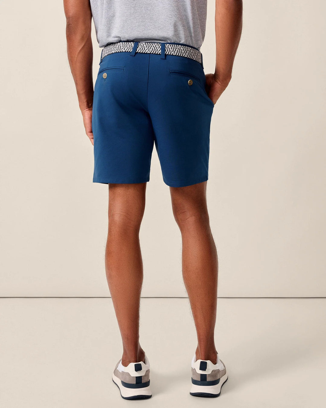 Jupiters Stretch Cotton Performance Shorts In Lake