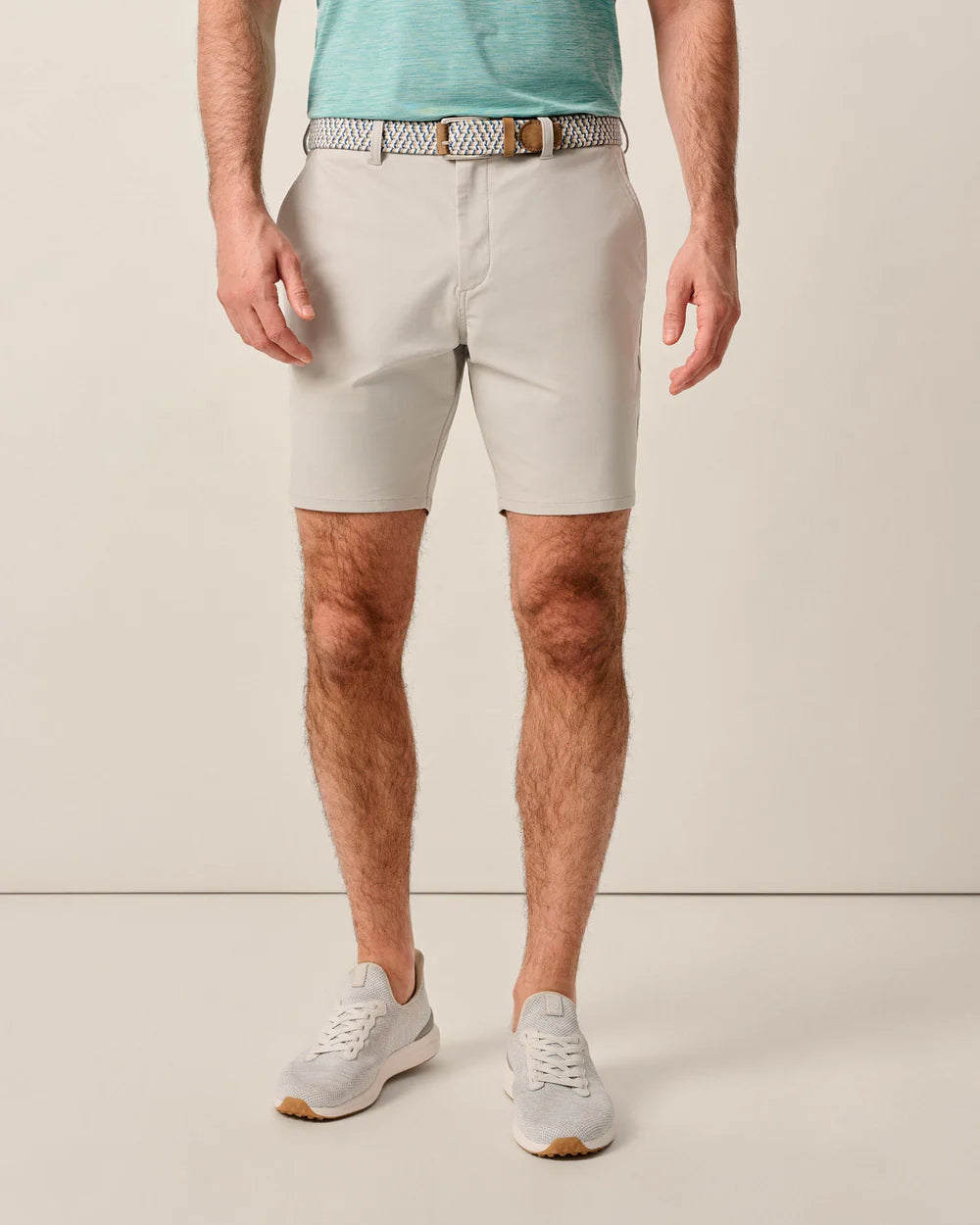 Jupiters Stretch Cotton Performance Shorts In Seal