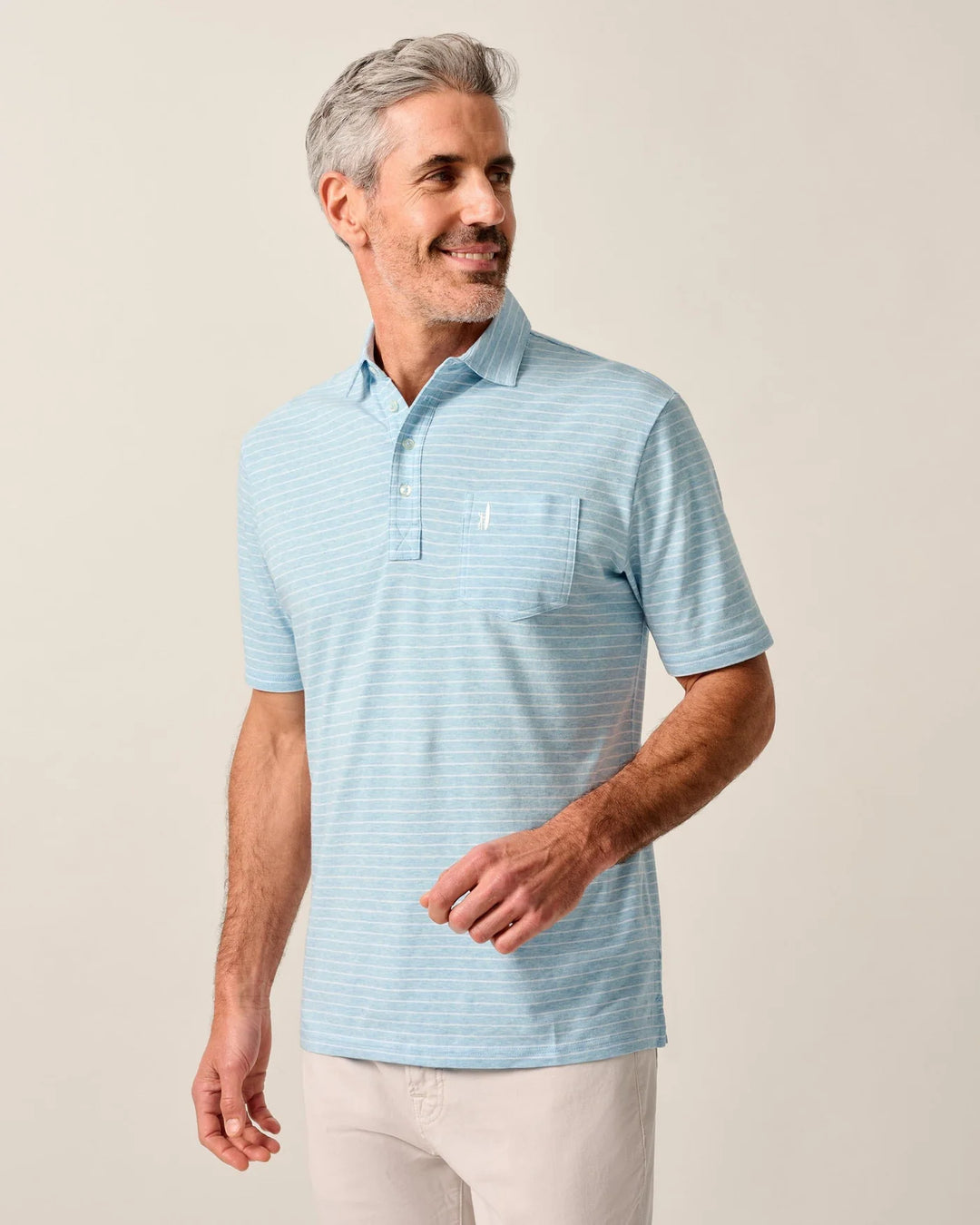 Original 4-Button Polo In Cloud Blue