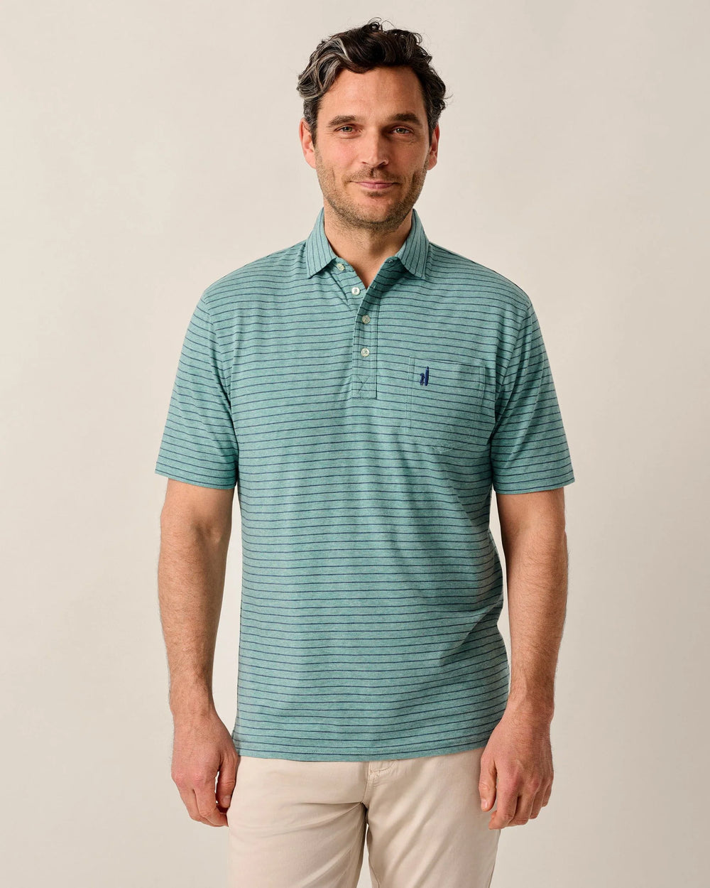 Johnnie-O Ryan Original 4-Button Polo In Mako