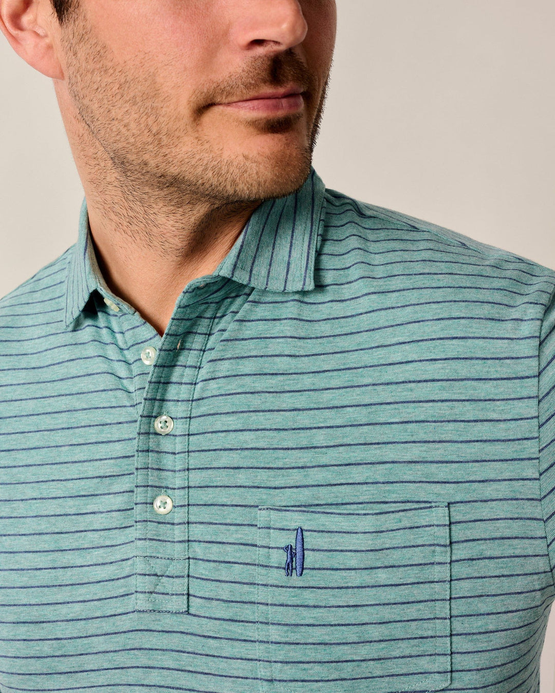 Johnnie-O Ryan Original 4-Button Polo In Mako