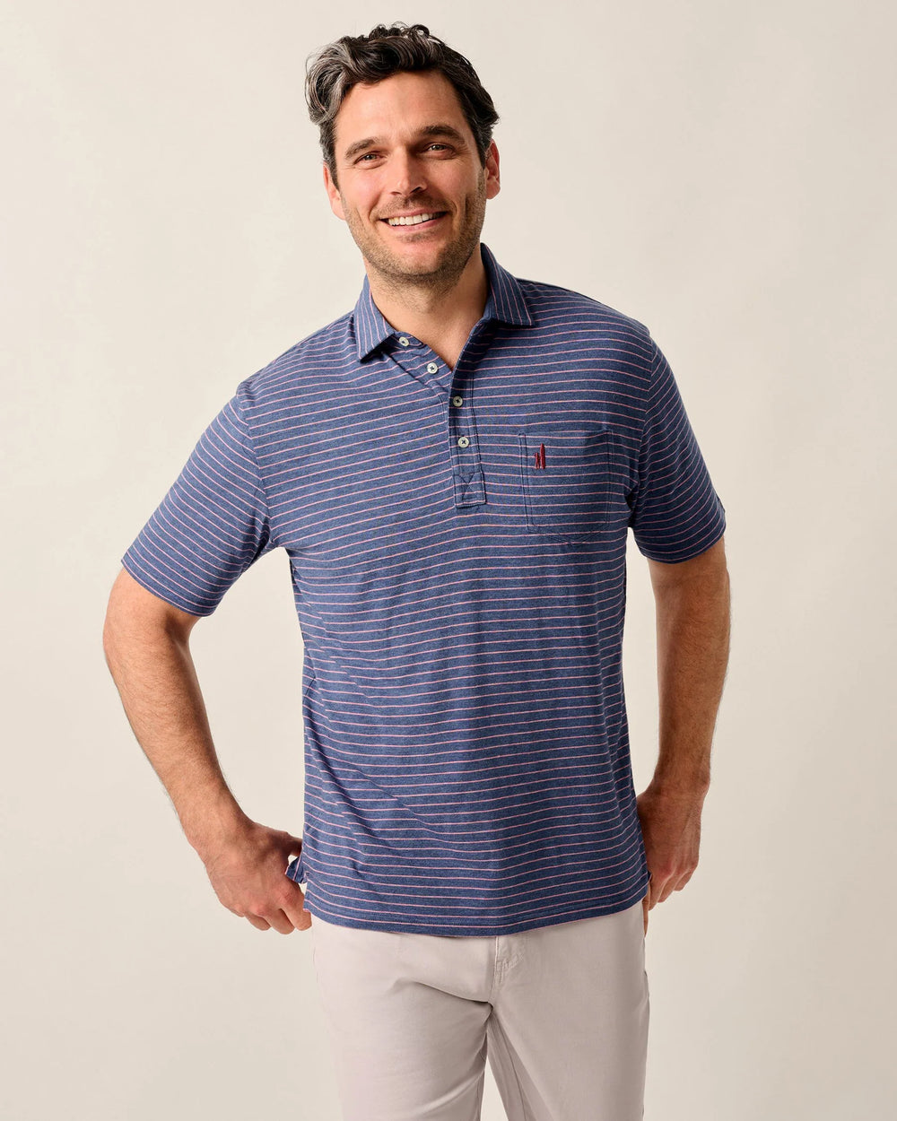 Johnnie-O Ryan Original 4-Button Polo In Oceanside