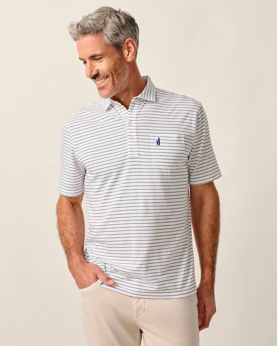 Ryan Original 4-Button Polo In White