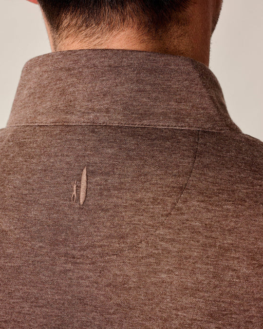 Johnnie-O Sully 1/4 Zip Pullover In Grizzly