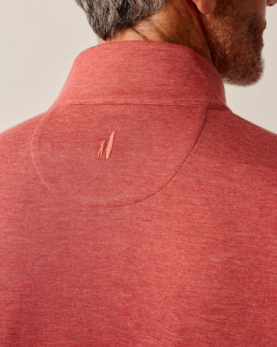 Johnnie-O Sully 1/4 Zip Pullover In Snapper