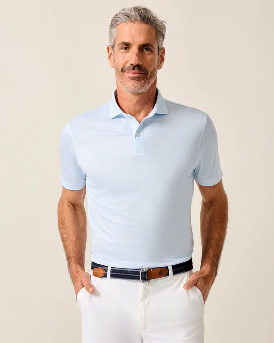 Johnnie-O Teo Performance Jersey Polo In Malibu