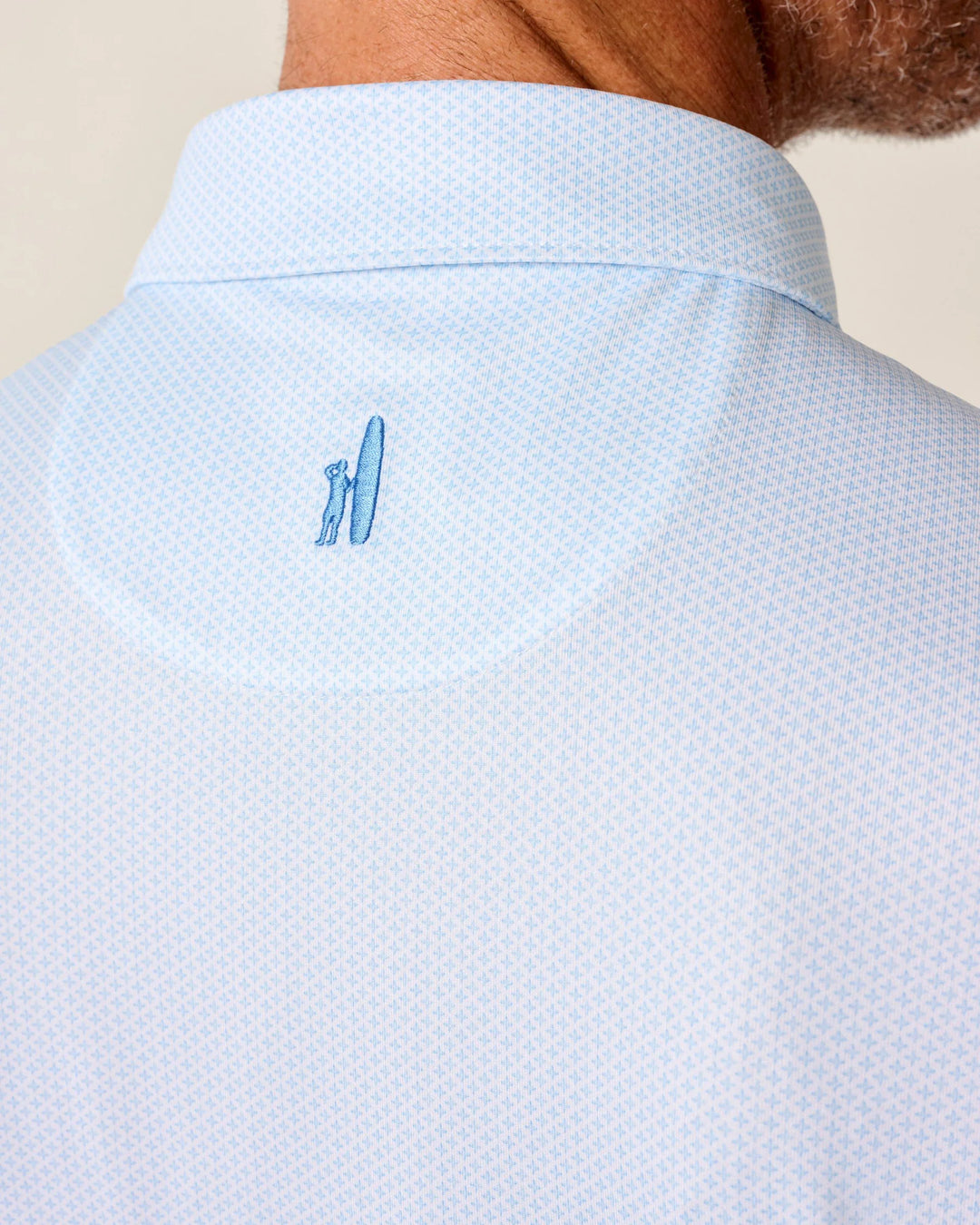 Johnnie-O Teo Performance Jersey Polo In Malibu