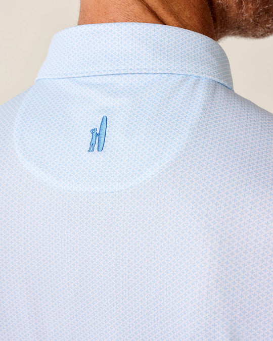 Johnnie-O Teo Performance Jersey Polo In Malibu