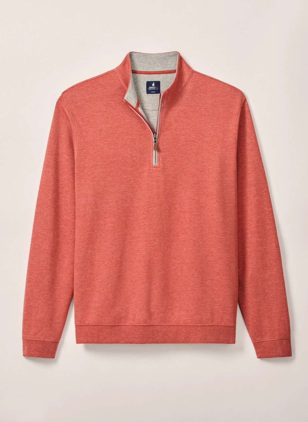 Johnnie-O Sully 1/4 Zip Pullover In Snapper