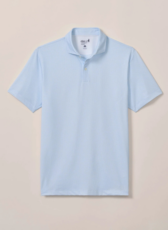Johnnie-O Teo Performance Jersey Polo In Malibu