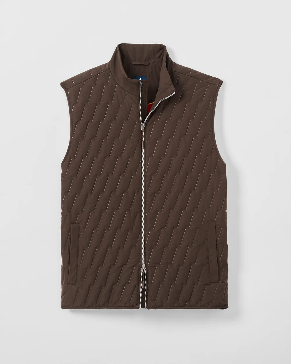 Belfry Quilted Puffer Vest In Cocoa