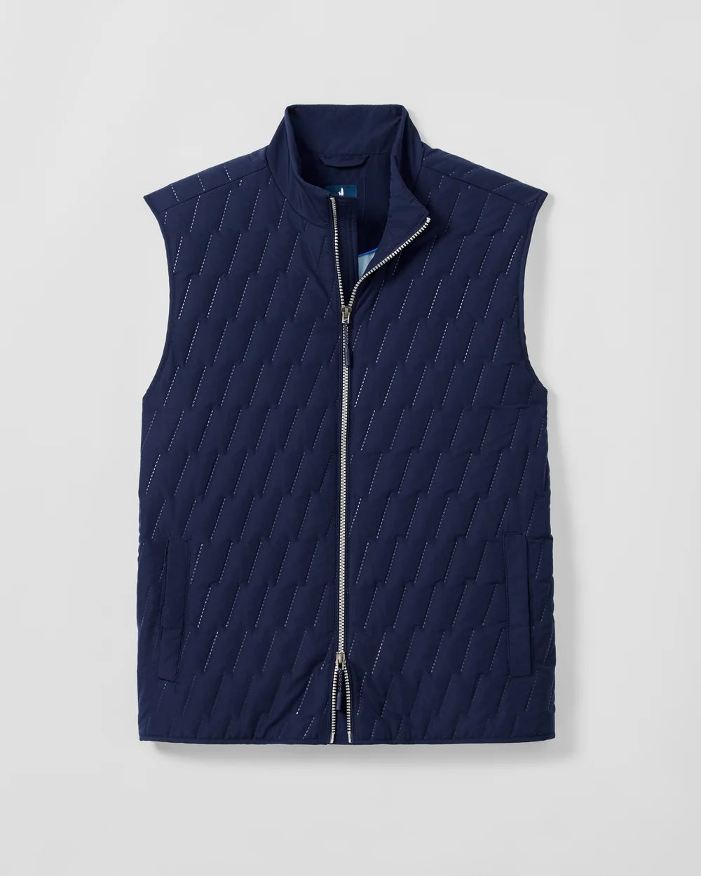 Belfry Quilted Puffer Vest In Navy