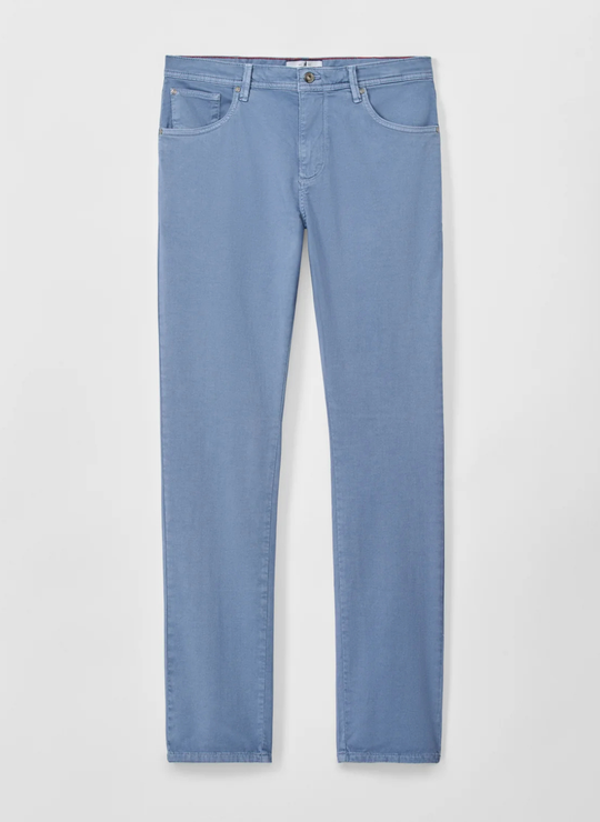 Carmel Sateen 5-Pocket Pant In Blue Horizon
