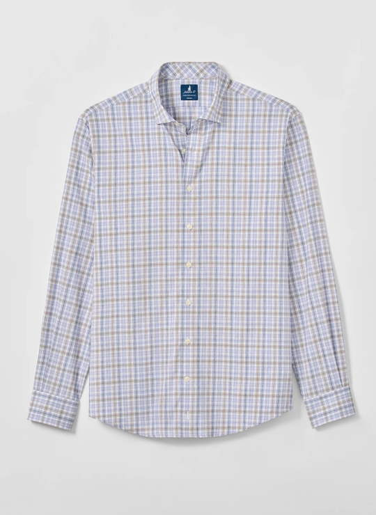 Chelsea Pane Everyday Performance Button Down Shirt In White