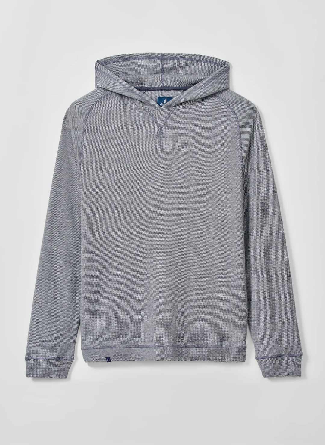 Cotton Blend Hoodie In Navy