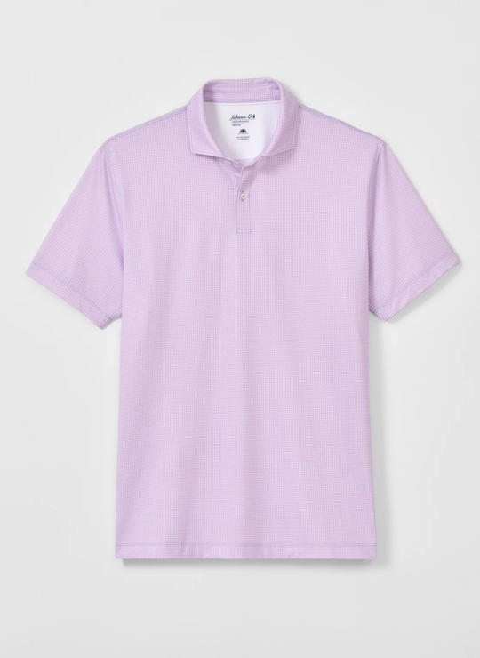 Dot Neat Performance Jersey Polo In Palm Beach
