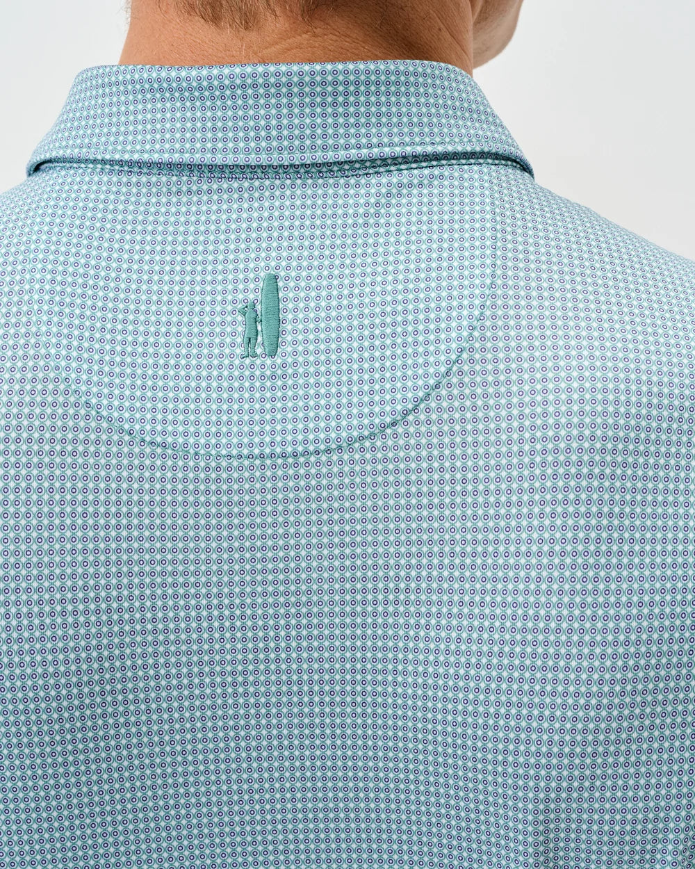 Dot Neat Performance Jersey Polo In Sublime