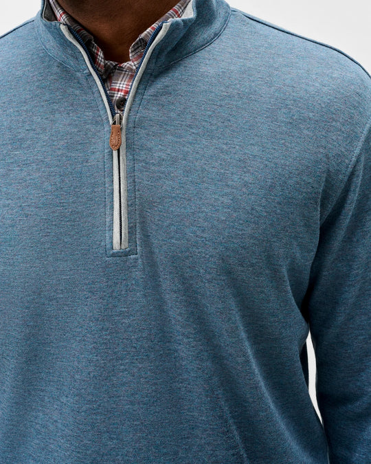 Sully 1/4 Zip Pullover In Bayou