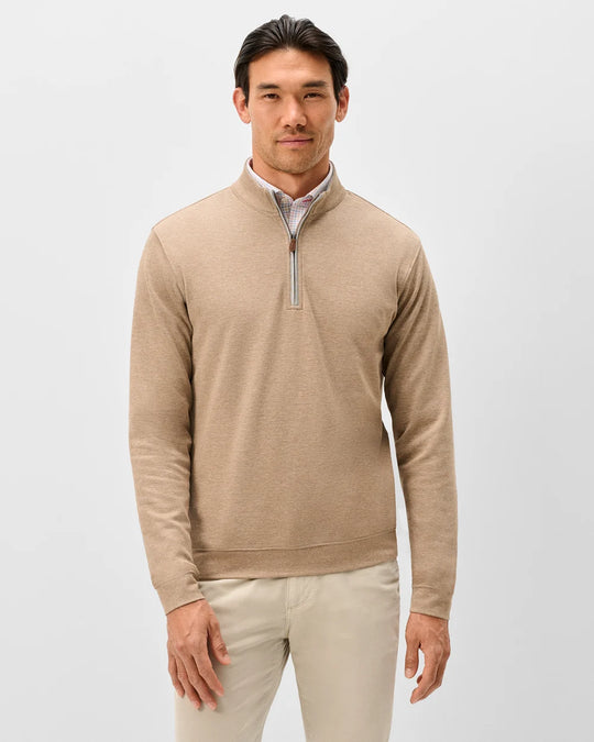 Sully 1/4 Zip Pullover In Cedar